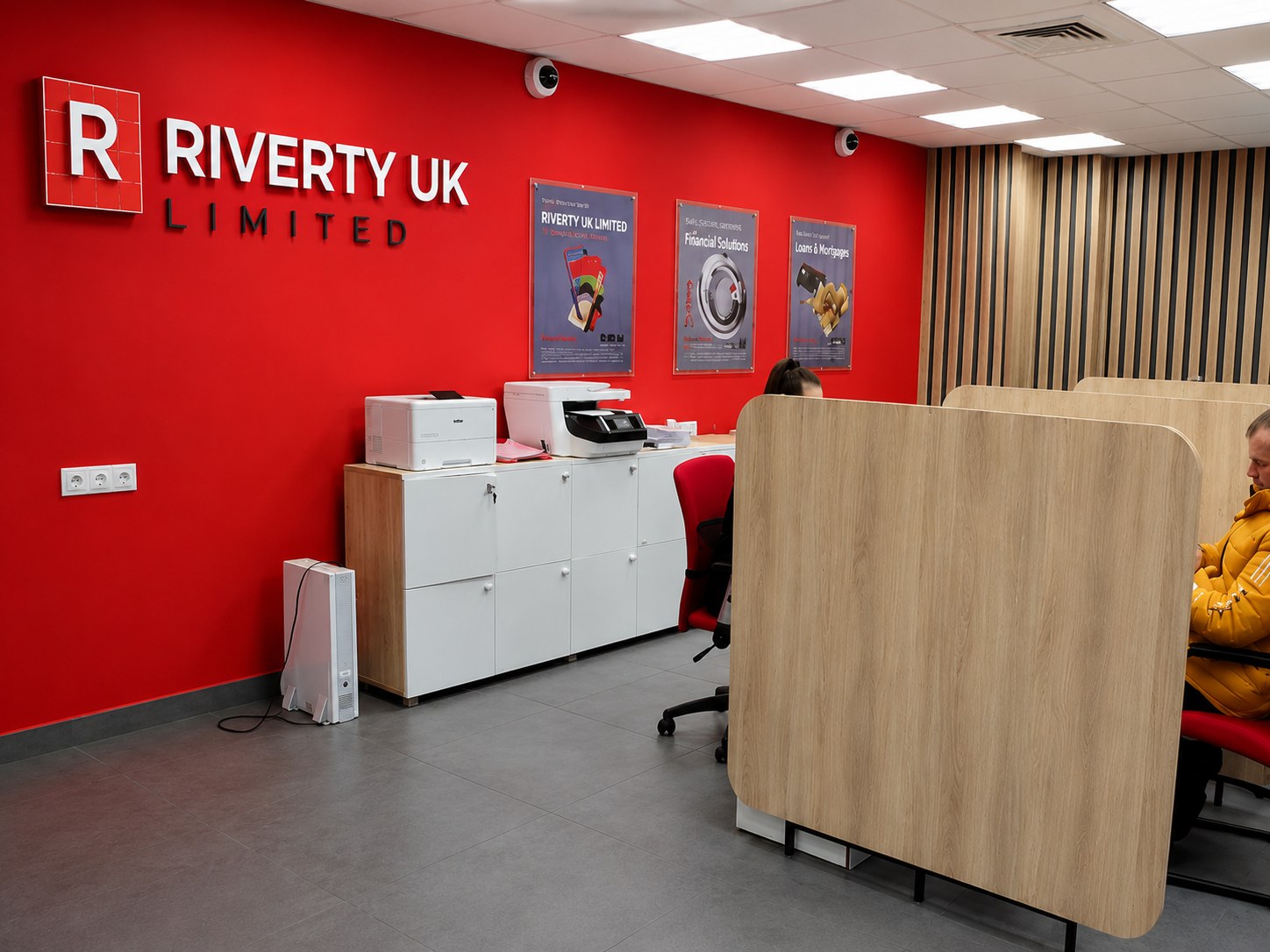 Wnętrze biur RIVERTY UK LIMITED